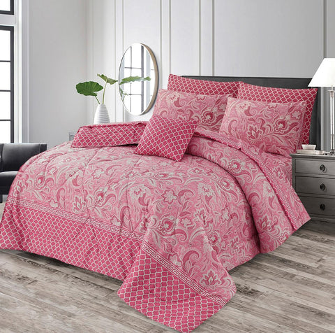 7 Pcs Comforter Set King Size