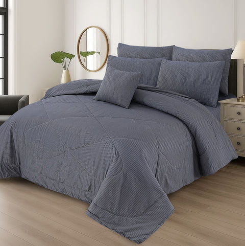 7 Pcs Comforter Set King Size