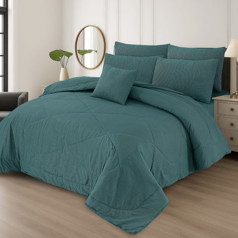 7 Pcs Comforter Set King Size