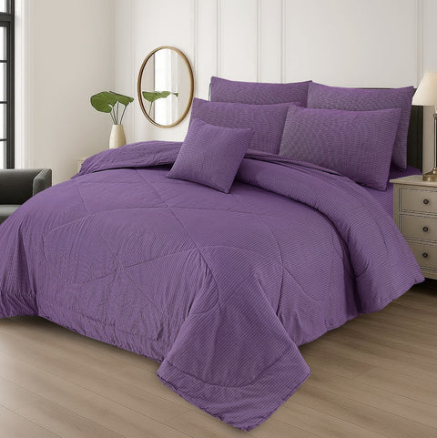 7 Pcs Comforter Set King Size
