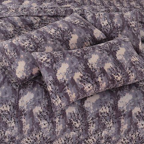 Premium Summer King Size Soft Cotton Comforter Set - 7-Piece