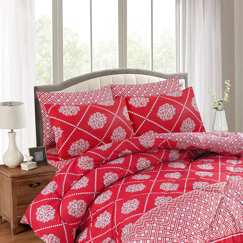 6 pc Winter Razai Set (Heavy Filling)