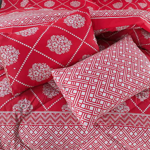 6 pc Winter Razai Set (Heavy Filling)