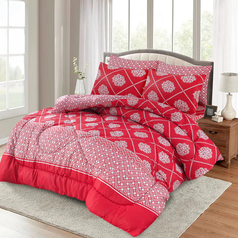 6 pc Winter Razai Set (Heavy Filling)